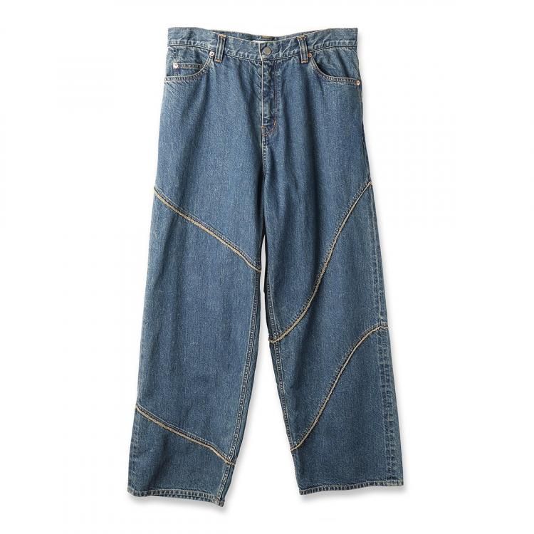 ジエダ JieDa 24AW ディストーテッドデニムパンツ DISTORTED ジエダ JieDa 24AW ディストーテッドデニムパンツ DISTORTED
