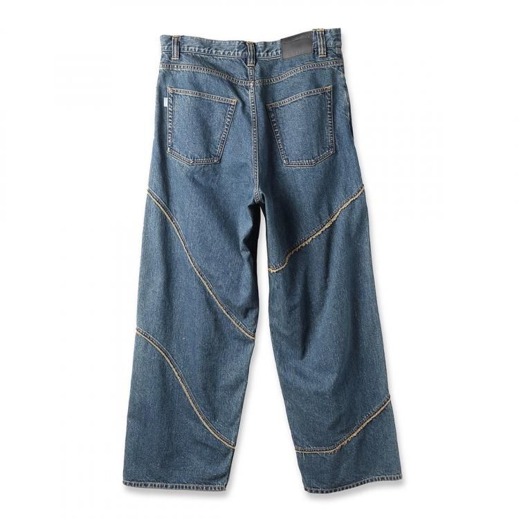 ジエダ JieDa 24AW ディストーテッドデニムパンツ DISTORTED ジエダ JieDa 24AW ディストーテッドデニムパンツ DISTORTED