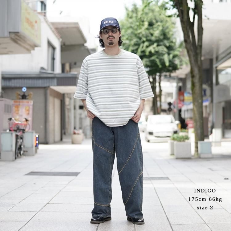 ジエダ JieDa 24AW ディストーテッドデニムパンツ DISTORTED ジエダ JieDa 24AW ディストーテッドデニムパンツ DISTORTED