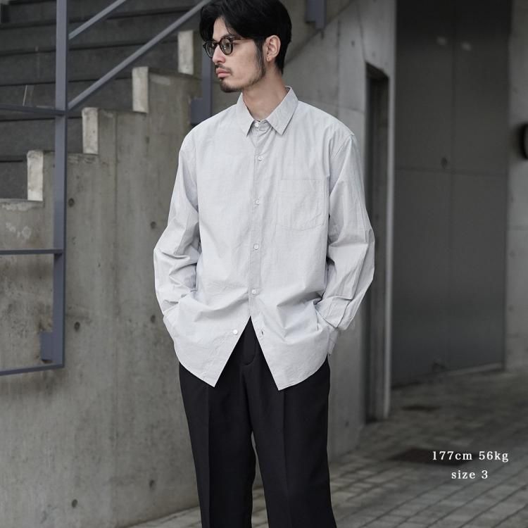 アワサ awasa レギュラーカラー シャツ チェック アワサ awasa レギュラーカラー シャツ チェック