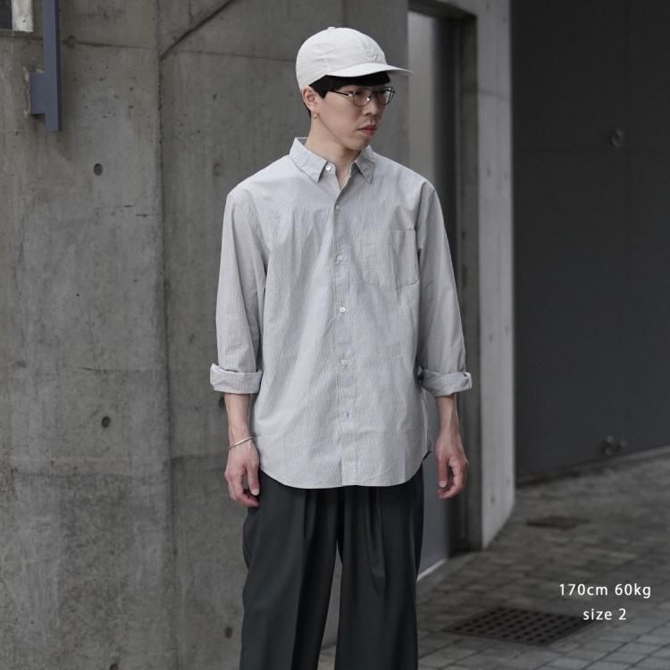 アワサ awasa レギュラーカラー シャツ チェック アワサ awasa レギュラーカラー シャツ チェック
