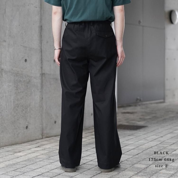 マーカウェア MARKAWARE 24ss トリプルプリーテッドイージー マーカウェア MARKAWARE 24ss トリプルプリーテッドイージー