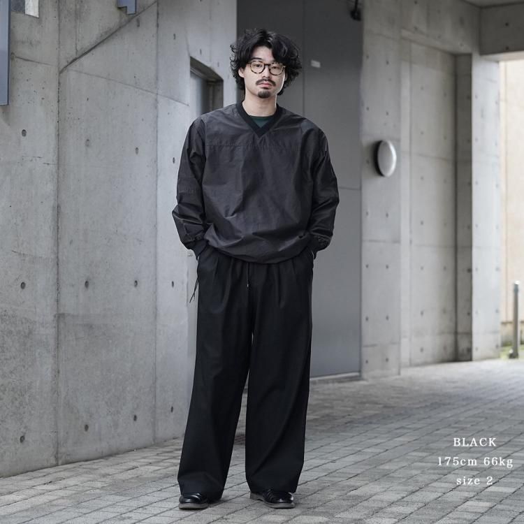 マーカウェア MARKAWARE 24ss トリプルプリーテッドイージー マーカウェア MARKAWARE 24ss トリプルプリーテッドイージー