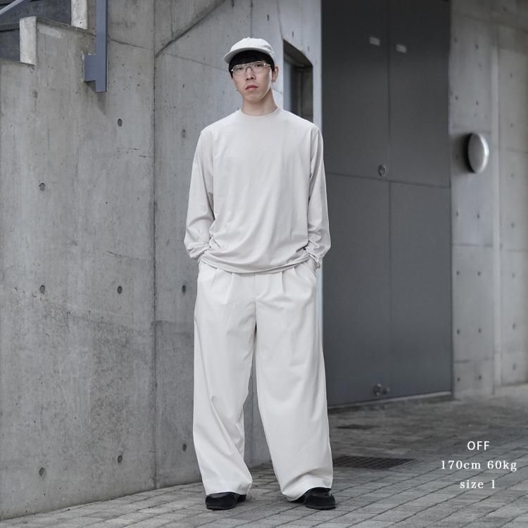 マーカウェア MARKAWARE 24ss トリプルプリーテッドイージー マーカウェア MARKAWARE 24ss トリプルプリーテッドイージー