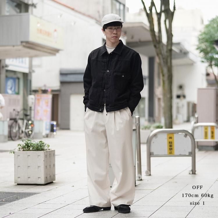 マーカウェア MARKAWARE 24ss トリプルプリーテッドイージー マーカウェア MARKAWARE 24ss トリプルプリーテッドイージー