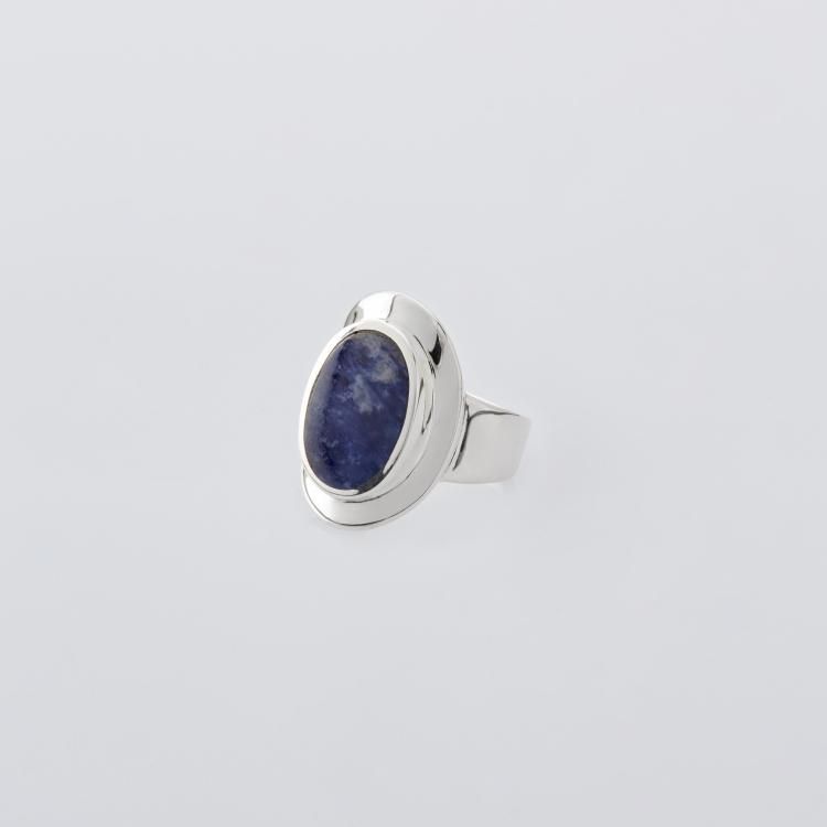 Amulet Ring with Onyx(L JP19-20 Silver/シルバー): XOLO JEWELRY