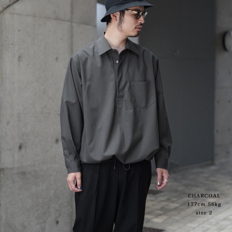 マーカウェア MARKAWARE 24aw プルオーバーショートシャツ マーカウェア MARKAWARE 24aw プルオーバーショートシャツ