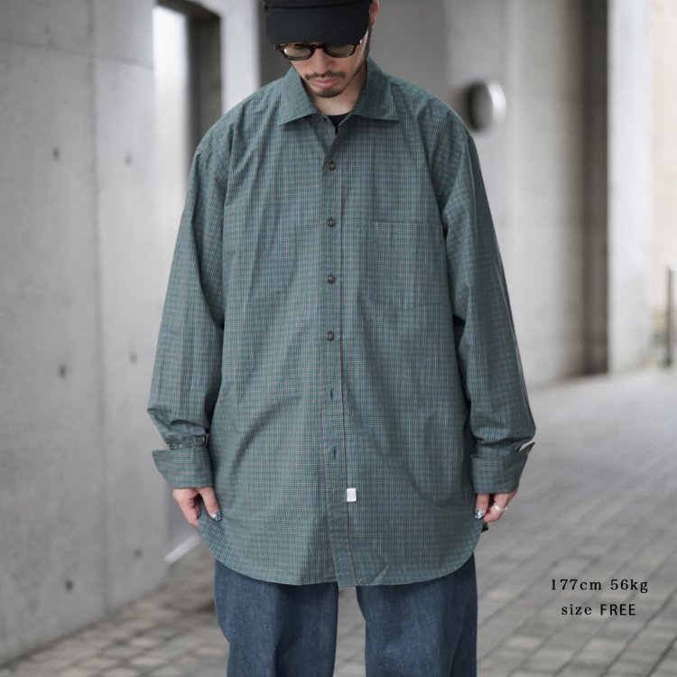 マービンポンティアックシャツメーカーズ Marvine Pontiak Shirt Makers 24aw ワイドスプレッドロングカフシャツ Wide  Spread Long Cuffs SH 