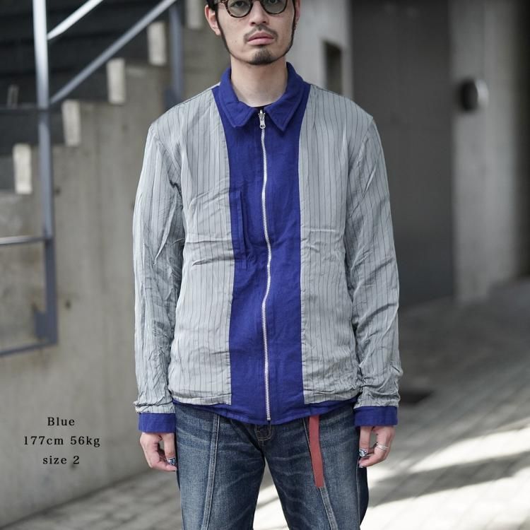 コッキ KHOKI 24aw ウォッシュドウールジップアップジャケット コッキ KHOKI 24aw ウォッシュドウールジップアップジャケット