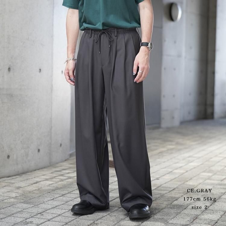 マーカウェア MARKAWARE 24aw トリプルプリーテッドイージー マーカウェア MARKAWARE 24aw トリプルプリーテッドイージー