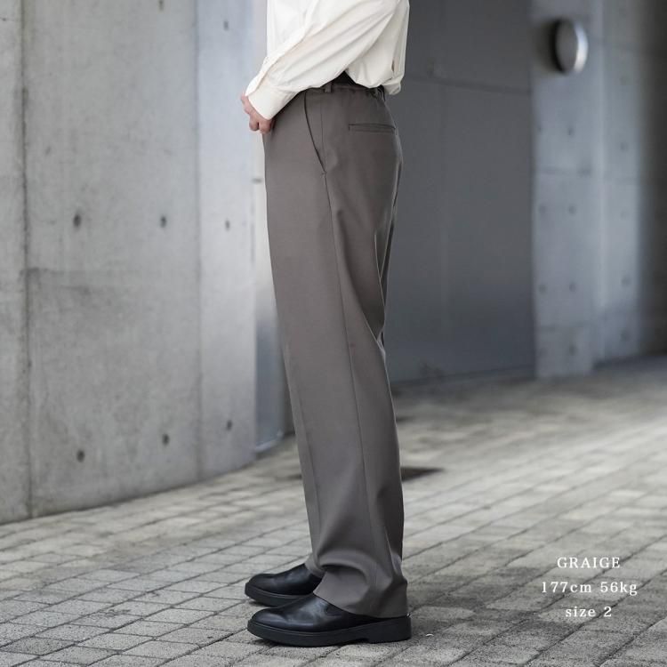 マーカウェア MARKAWARE 24aw ワンタックテーパードトラウザー マーカウェア MARKAWARE 24aw ワンタックテーパードトラウザー