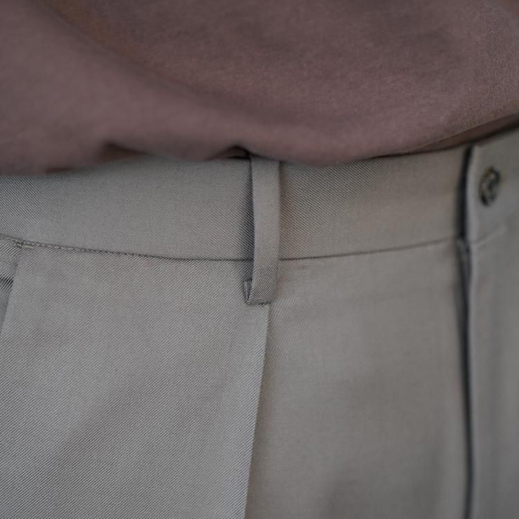 マーカウェア MARKAWARE 24aw ワンタックテーパードトラウザー マーカウェア MARKAWARE 24aw ワンタックテーパードトラウザー