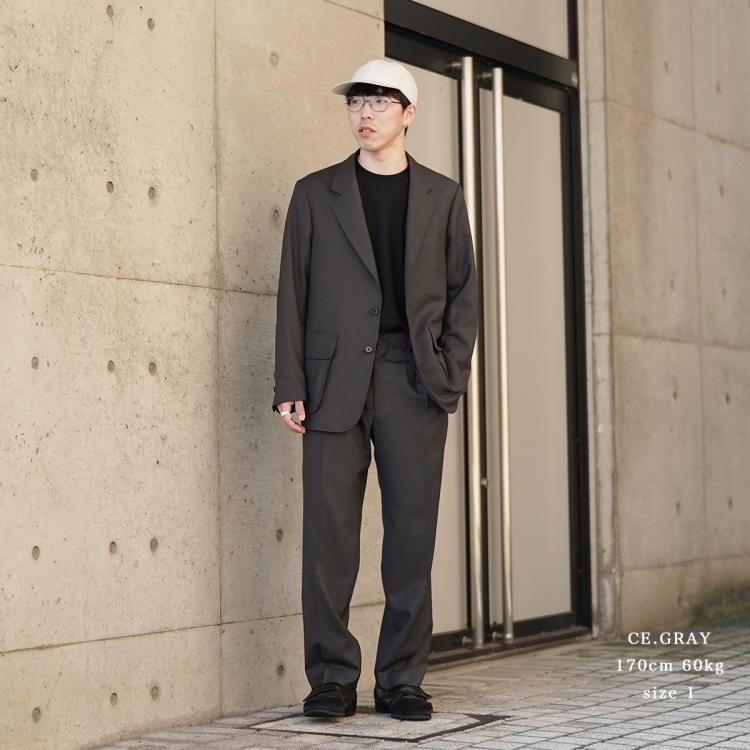 マーカウェア MARKAWARE 24aw ワンタックテーパードトラウザー