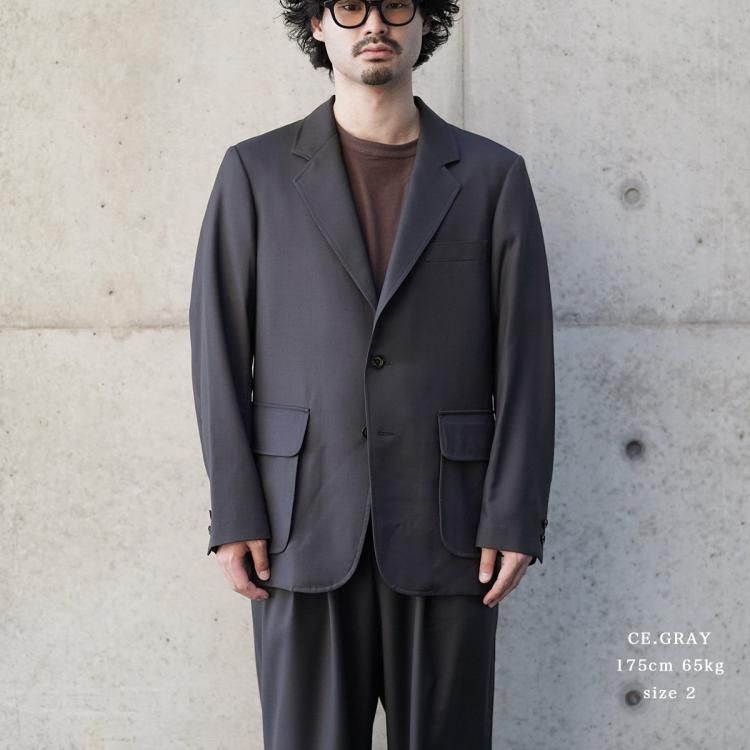 24AW MARKAWARE オーガニックウールサージ ジャケット 極美品 【公式通販】