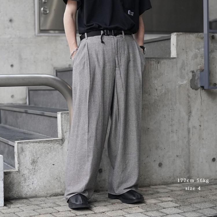 ノノット nonnotte 24AW ドレーピングクロッチボックスプリーツ ノノット nonnotte 24AW ドレーピングクロッチボックスプリーツ
