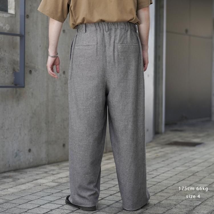ノノット nonnotte 24AW ドレーピングクロッチボックスプリーツ
