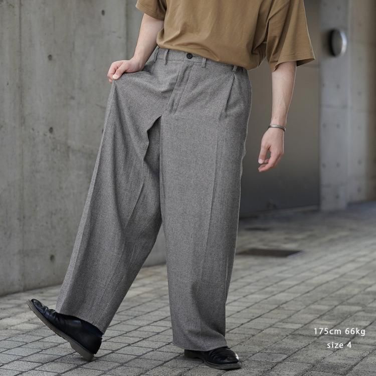 ノノット nonnotte 24AW ドレーピングクロッチボックスプリーツ ノノット nonnotte 24AW ドレーピングクロッチボックスプリーツ