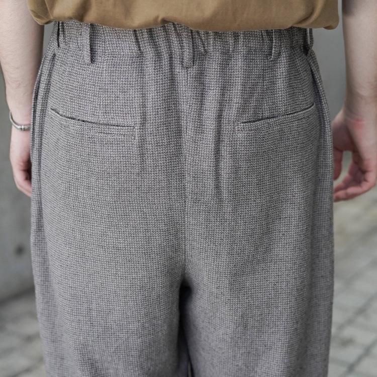 ノノット nonnotte 24AW ドレーピングクロッチボックスプリーツ ノノット nonnotte 24AW ドレーピングクロッチボックスプリーツ