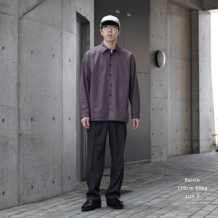 ノノット nonnotte 24AW オーバーサイズシャツ クリアヘビー ノノット nonnotte 24AW オーバーサイズシャツ クリアヘビー