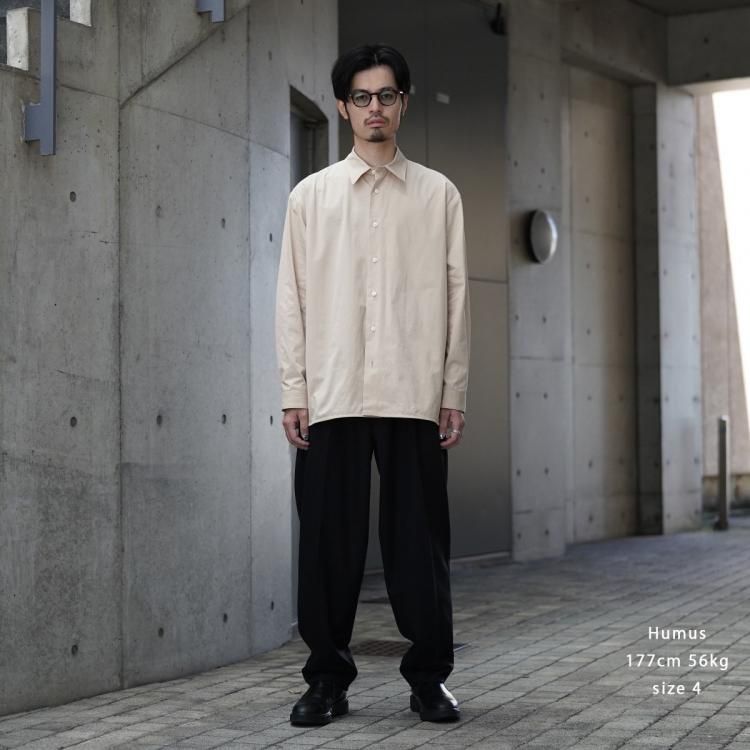 ノノット nonnotte 24AW オーバーサイズシャツ クリアヘビー ノノット nonnotte 24AW オーバーサイズシャツ クリアヘビー