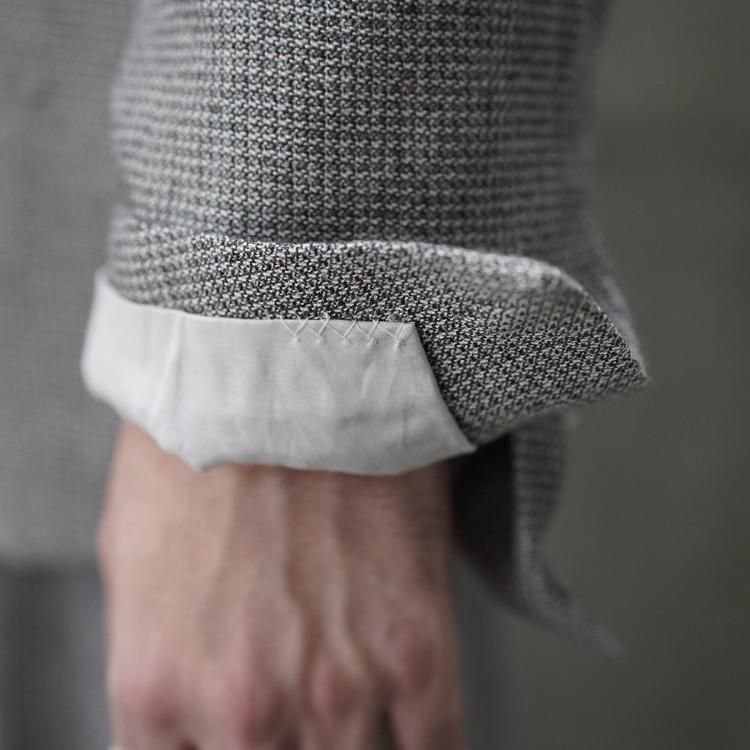 ノノット nonnotte 24AW ドレーピングノーカラーエヌジャケット ノノット nonnotte 24AW ドレーピングノーカラーエヌジャケット
