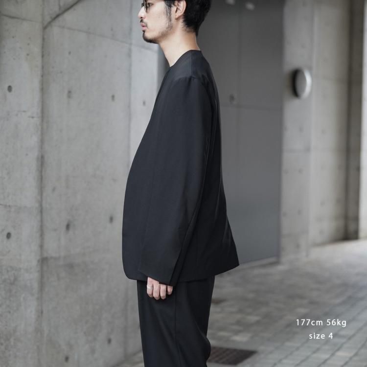ノノット nonnotte 24AW ドレーピングノーカラーエヌジャケット ノノット nonnotte 24AW ドレーピングノーカラーエヌジャケット