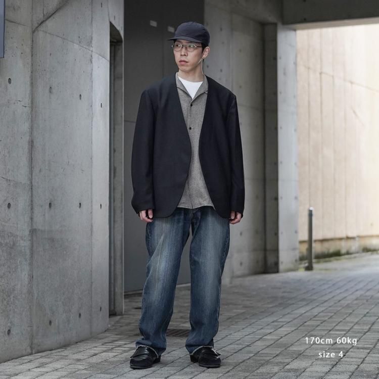 ノノット nonnotte 24AW ドレーピングノーカラーエヌジャケット ノノット nonnotte 24AW ドレーピングノーカラーエヌジャケット