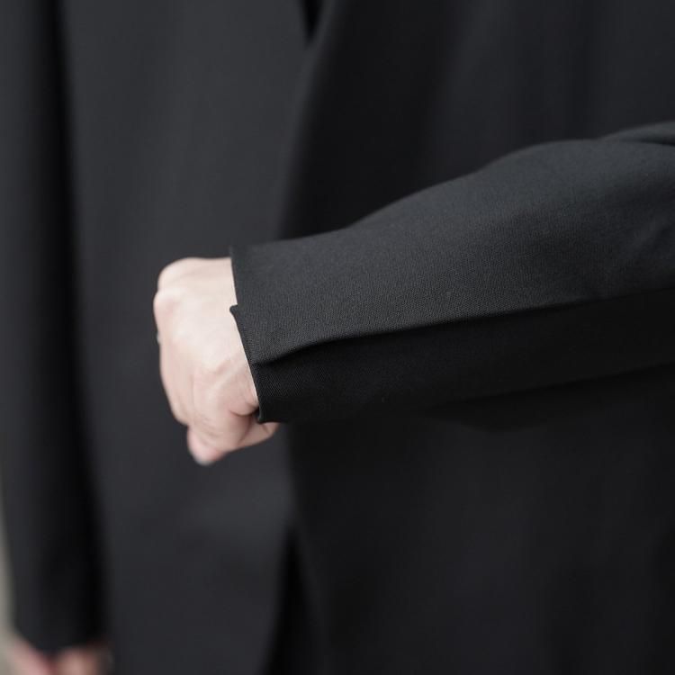 ノノット nonnotte 24AW ドレーピングノーカラーエヌジャケット ノノット nonnotte 24AW ドレーピングノーカラーエヌジャケット