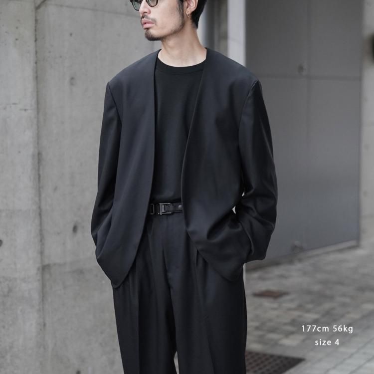 ノノット nonnotte 24AW ドレーピングノーカラーエヌジャケット ノノット nonnotte 24AW ドレーピングノーカラーエヌジャケット