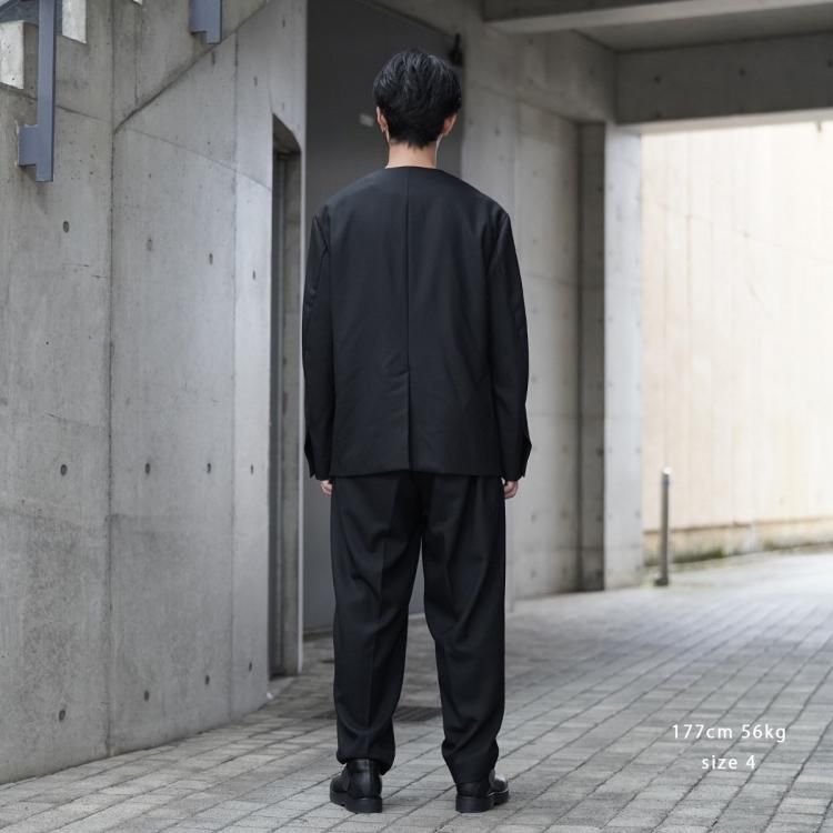 ノノット nonnotte 24AW ドレーピングノーカラーエヌジャケット ノノット nonnotte 24AW ドレーピングノーカラーエヌジャケット