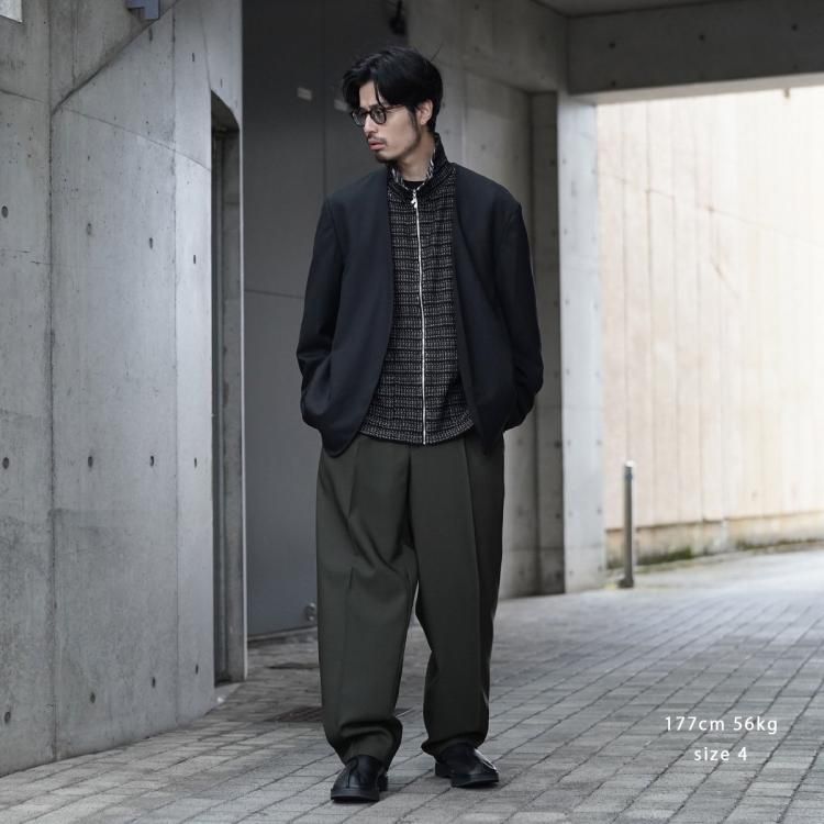 ノノット nonnotte 24AW ドレーピングノーカラーエヌジャケット ノノット nonnotte 24AW ドレーピングノーカラーエヌジャケット