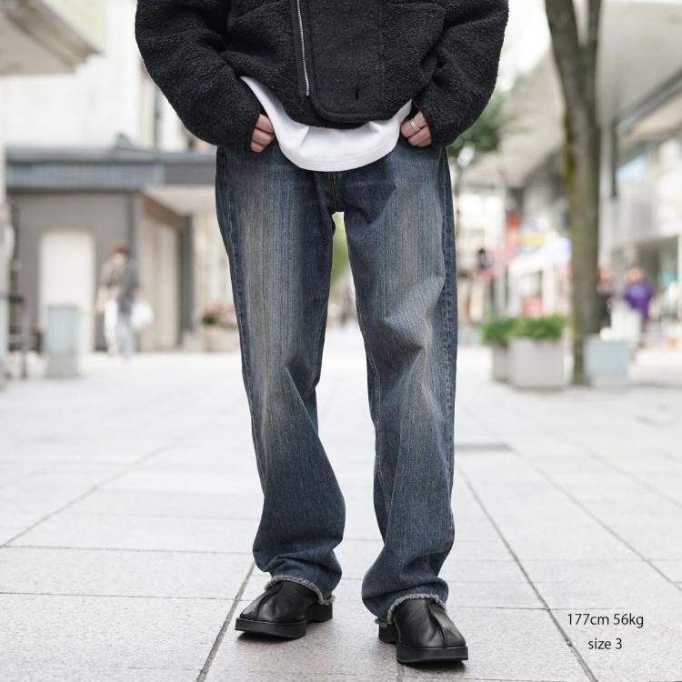 パラトレイト paratrait 24aw レインボーノイズデニムパンツ パラトレイト paratrait 24aw レインボーノイズデニムパンツ
