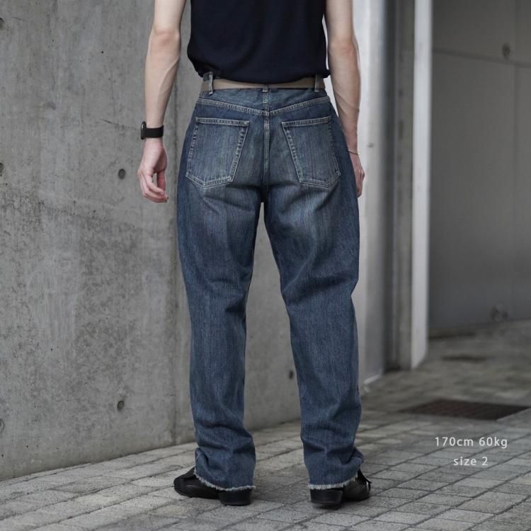 パラトレイト paratrait 24aw レインボーノイズデニムパンツ パラトレイト paratrait 24aw レインボーノイズデニムパンツ