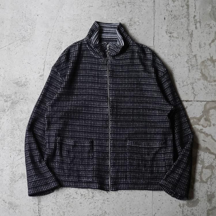 ジエダ JieDa 24AW チェーンステッチニットジップカーディガン ジエダ JieDa 24AW チェーンステッチニットジップカーディガン