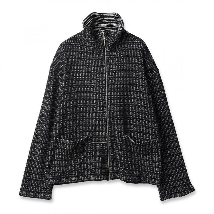 ジエダ JieDa 24AW チェーンステッチニットジップカーディガン ジエダ JieDa 24AW チェーンステッチニットジップカーディガン