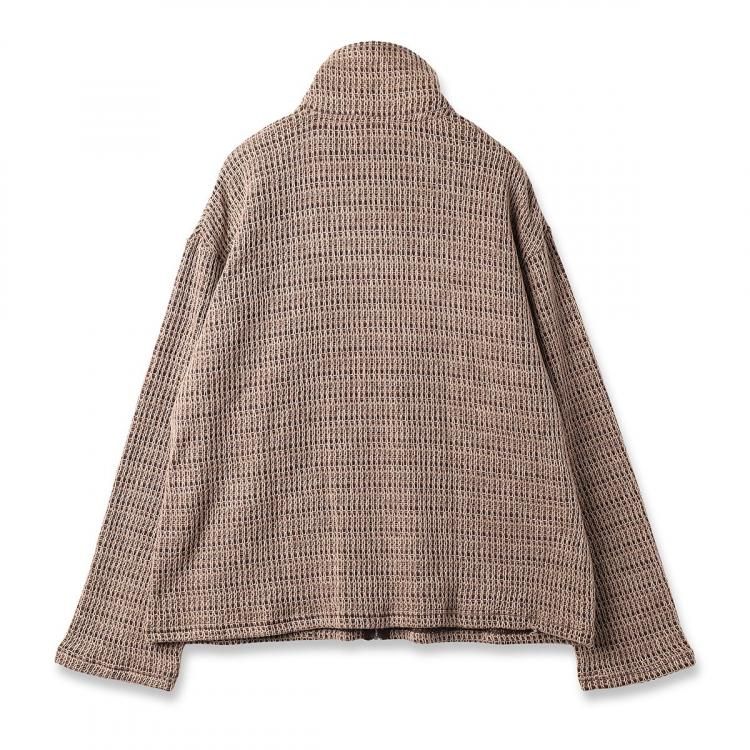 ジエダ JieDa 24AW チェーンステッチニットジップカーディガン ジエダ JieDa 24AW チェーンステッチニットジップカーディガン