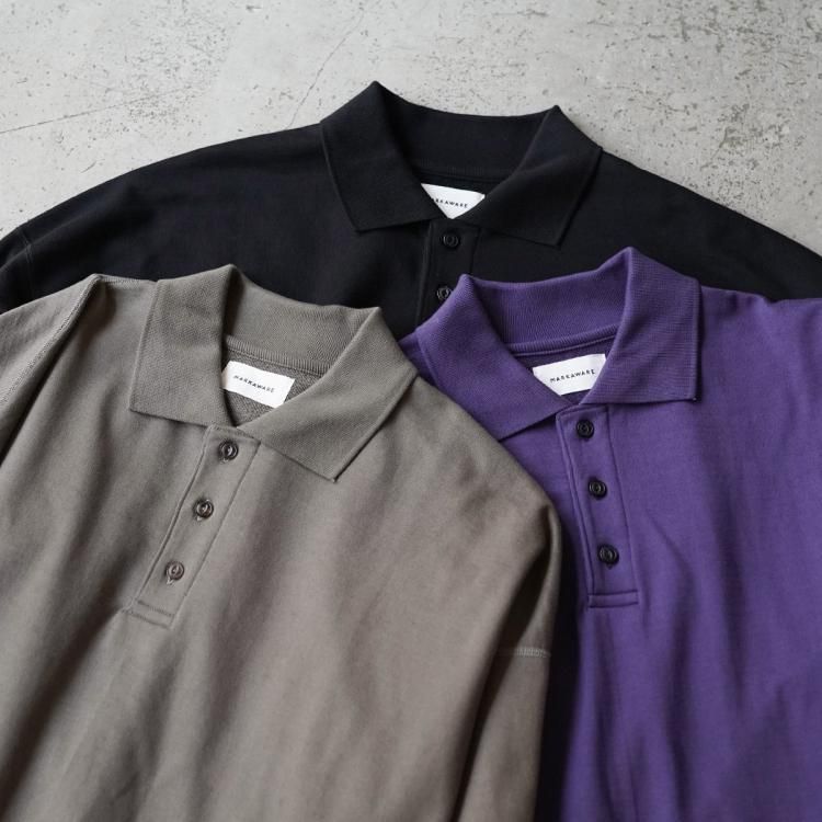 マーカウェア MARKAWARE 24aw ポロカラーヒュージスウェット