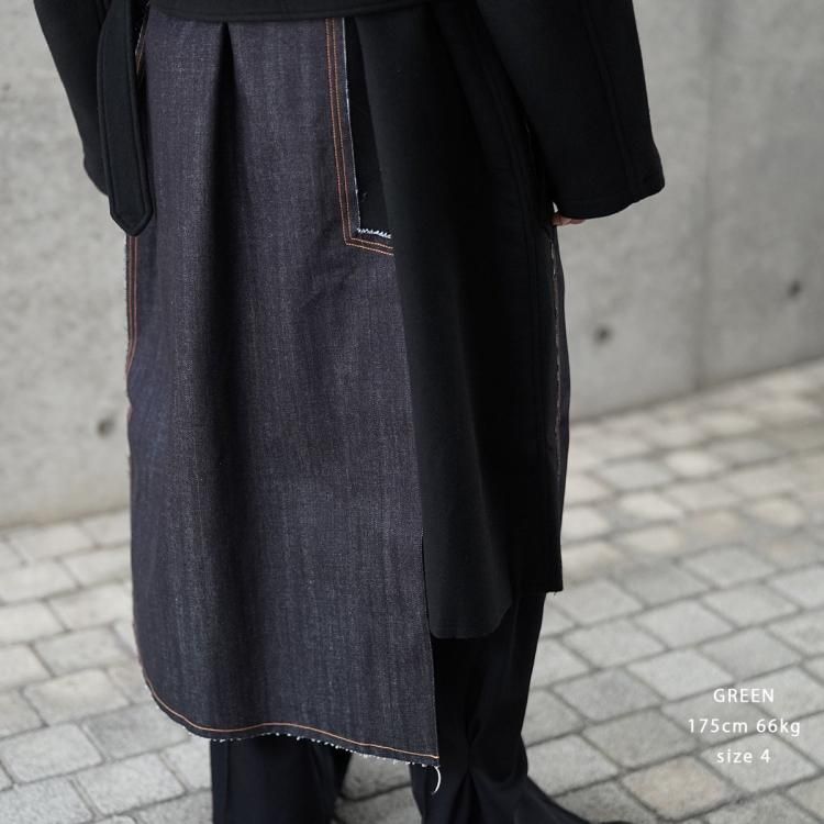 コッキ KHOKI 24aw ウォッシュドウールジップアップジャケット コッキ KHOKI 24aw ウォッシュドウールジップアップジャケット