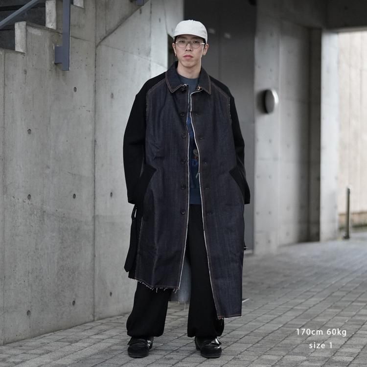 コッキ KHOKI 24aw ウォッシュドウールジップアップジャケット コッキ KHOKI 24aw ウォッシュドウールジップアップジャケット