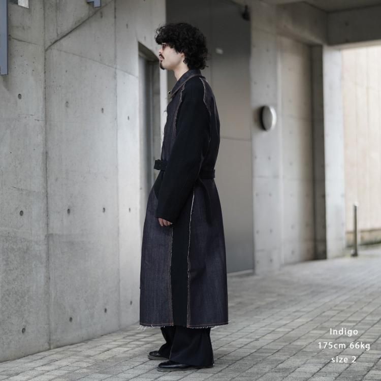 コッキ KHOKI 24aw ウォッシュドウールジップアップジャケット コッキ KHOKI 24aw ウォッシュドウールジップアップジャケット