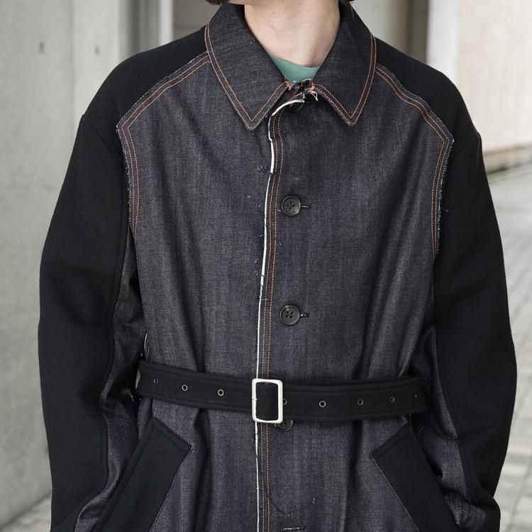 コッキ KHOKI 24aw ウォッシュドウールジップアップジャケット コッキ KHOKI 24aw ウォッシュドウールジップアップジャケット