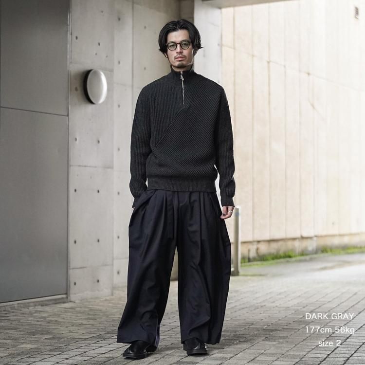 ジエダ JieDa 24AW ハーフジップニット HALF ZIP KNIT ジエダ JieDa 24AW ハーフジップニット HALF ZIP KNIT