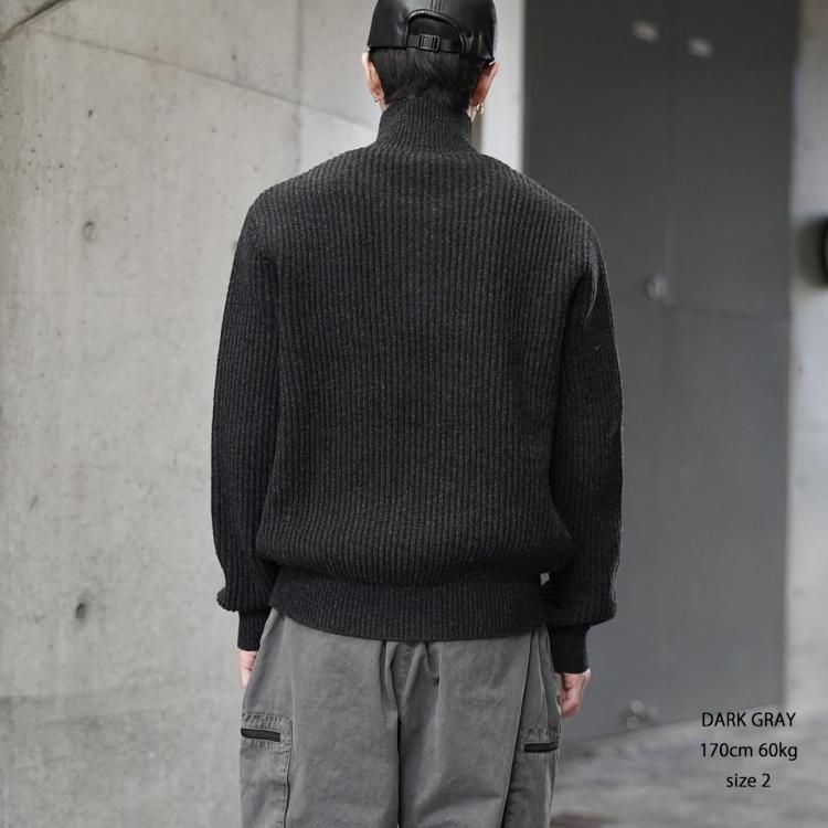 ジエダ JieDa 24AW ハーフジップニット HALF ZIP KNIT ジエダ JieDa 24AW ハーフジップニット HALF ZIP KNIT