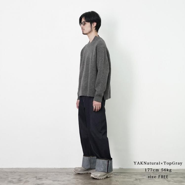 ノノット nonnotte 24AW スリットクルーネックプルオーバー Slit ノノット nonnotte 24AW スリットクルーネックプルオーバー Slit