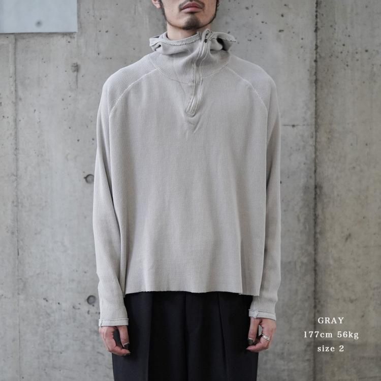 サンドウォーター SandWaterr 24aw オーガナイズドハーフジップ サンドウォーター SandWaterr 24aw オーガナイズドハーフジップ