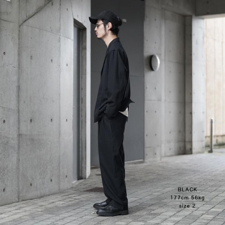 マーカ marka 24aw オフィサーパンツ2タックワイド OFFICER