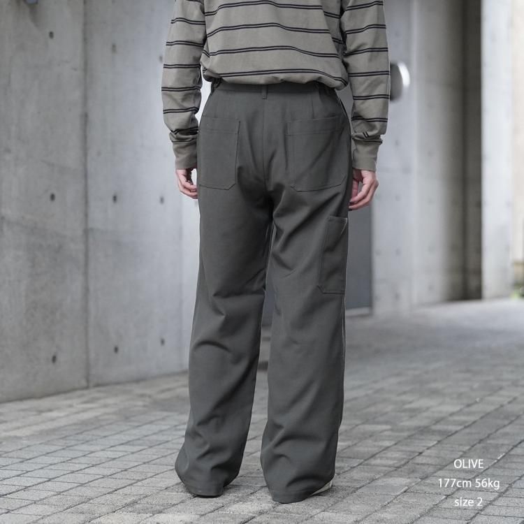 マーカウェア MARKAWARE 24aw ワイドカーペンタートラウザー マーカウェア MARKAWARE 24aw ワイドカーペンタートラウザー