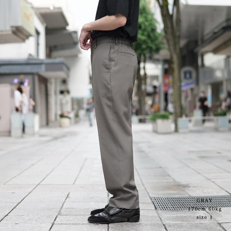マーカウェア MARKAWARE 24aw フラットテーパードトラウザー マーカウェア MARKAWARE 24aw フラットテーパードトラウザー