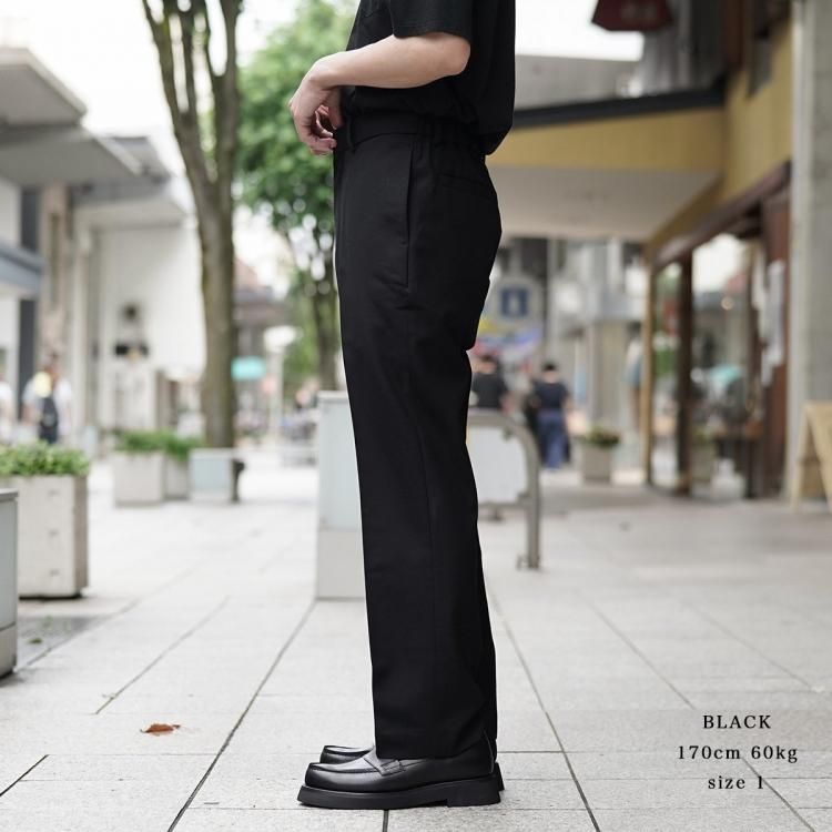 マーカウェア MARKAWARE 24aw フラットテーパードトラウザー マーカウェア MARKAWARE 24aw フラットテーパードトラウザー