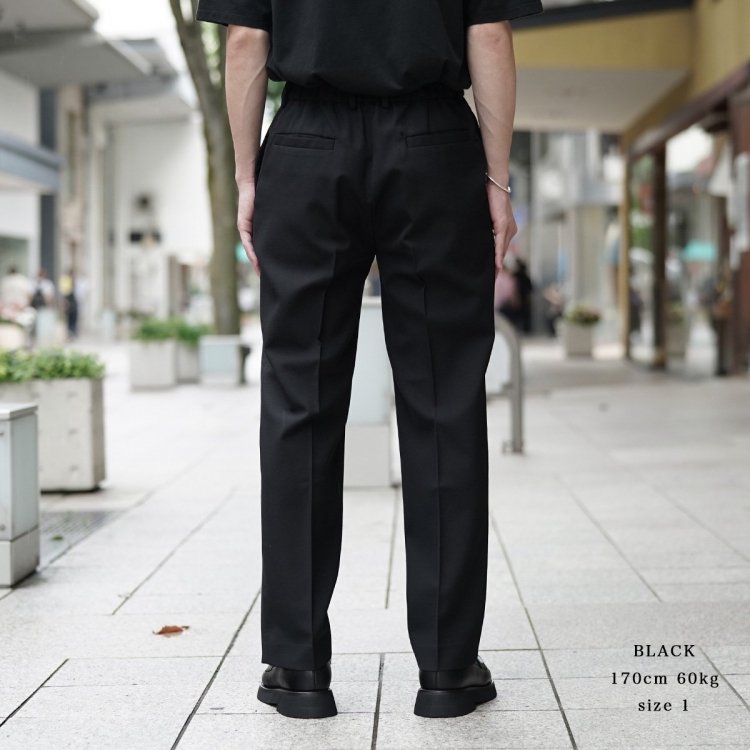 マーカウェア MARKAWARE 24aw フラットテーパードトラウザー サバイバルクロス FLAT TAPERED TROUSERS  (ORGANIC WOOL SURVIVAL CLOTH)